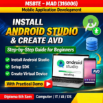 Install Android IDE and Create Android Virtual Device | MAD 316006