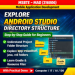 Explore Directory Structure in Android IDE | MAD 316006 | MSBTE Mobile Application Development